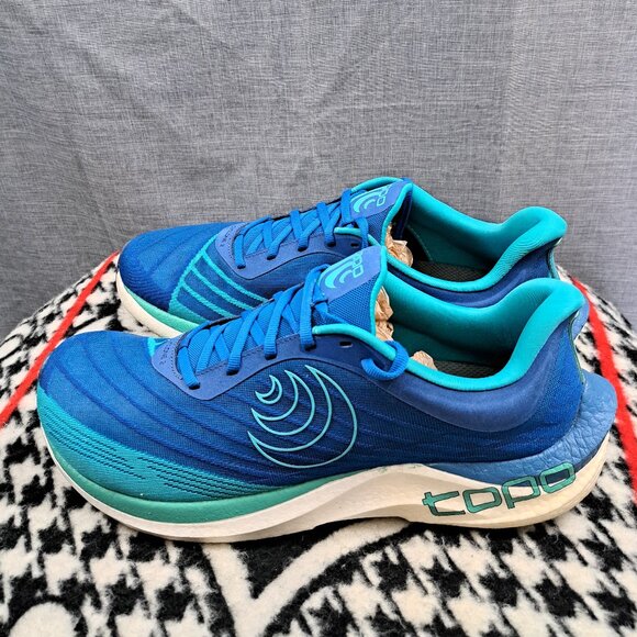 Men Topo Athletic Cyclone 2 Running Shoes Sneakers Size 11.5 Blue main image 11